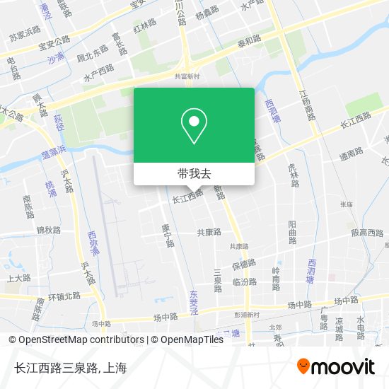 长江西路三泉路地图