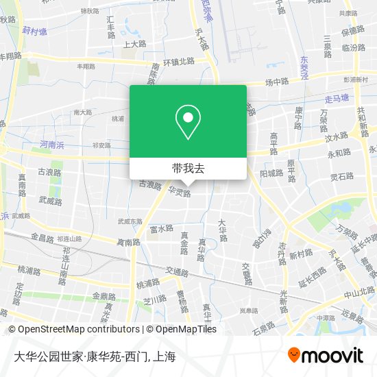 大华公园世家·康华苑-西门地图
