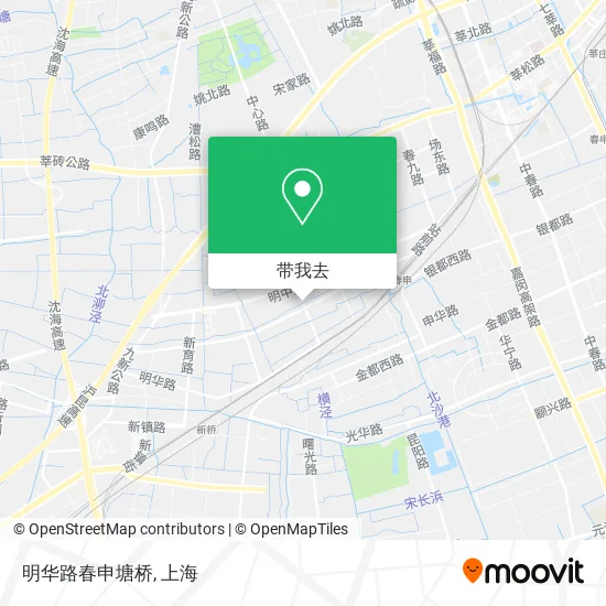 明华路春申塘桥地图