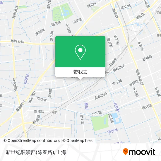 新世纪装潢部(陈春路)地图