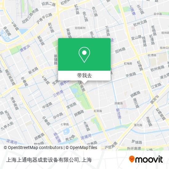 上海上通电器成套设备有限公司地图