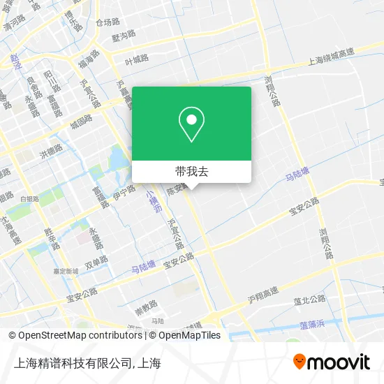 上海精谱科技有限公司地图