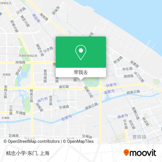 精忠小学-东门地图