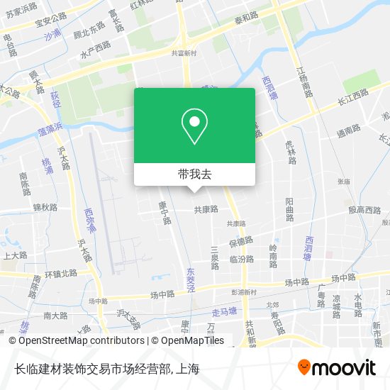 长临建材装饰交易市场经营部地图