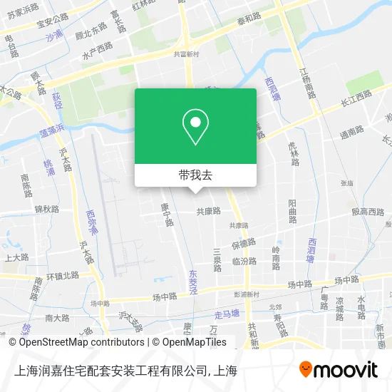 上海润嘉住宅配套安装工程有限公司地图