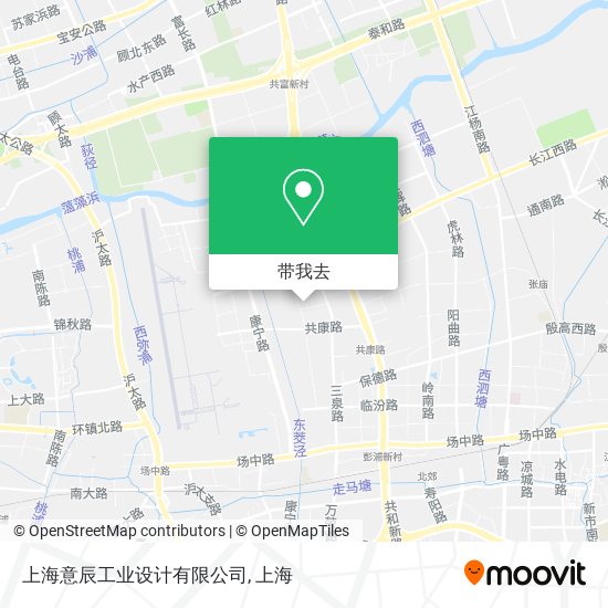 上海意辰工业设计有限公司地图