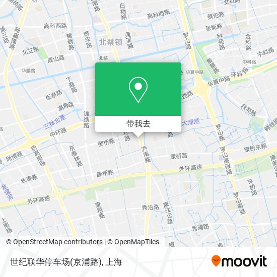 世纪联华停车场(京浦路)地图