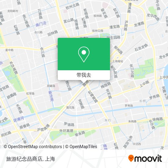 旅游纪念品商店地图