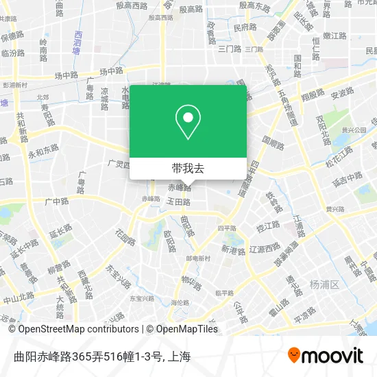 曲阳赤峰路365弄516幢1-3号地图