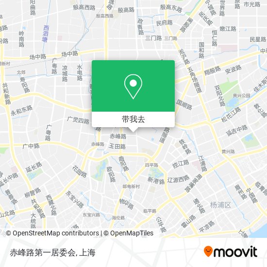 赤峰路第一居委会地图