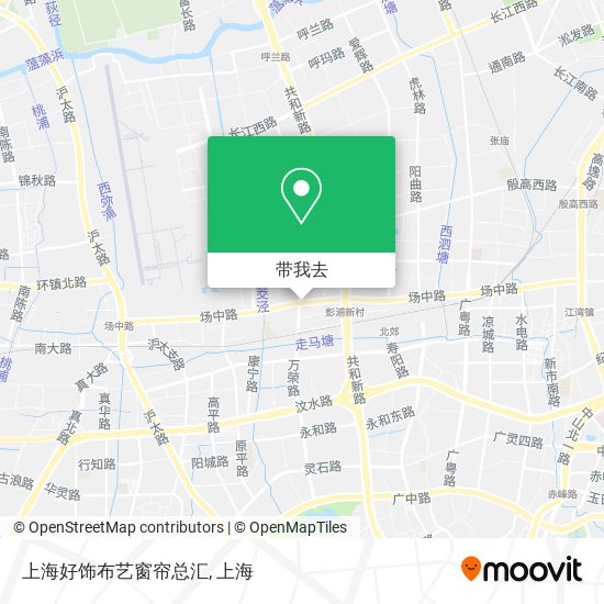 上海好饰布艺窗帘总汇地图