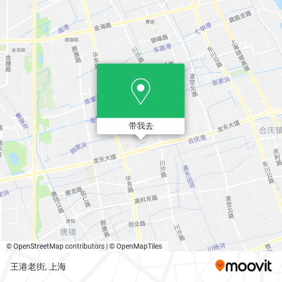 王港老街地图