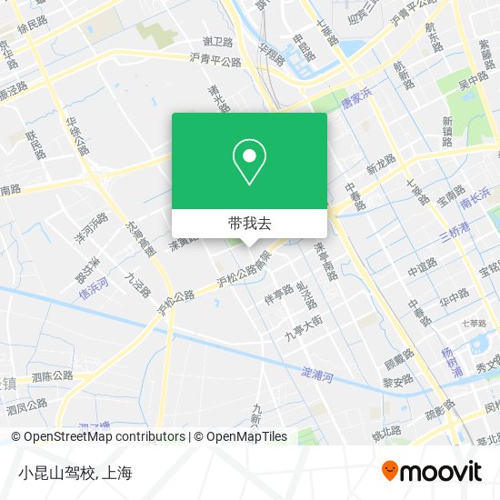 小昆山驾校地图