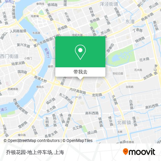 乔顿花园-地上停车场地图