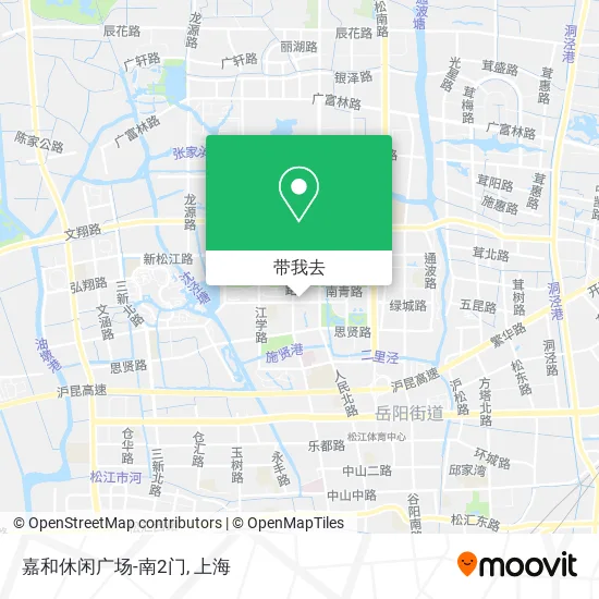 嘉和休闲广场-南2门地图