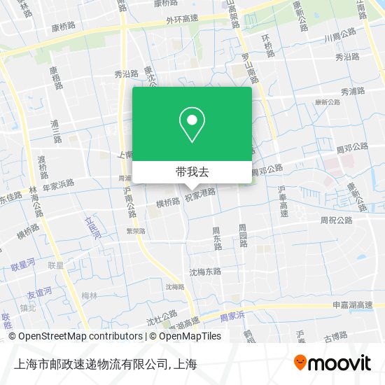 上海市邮政速递物流有限公司地图