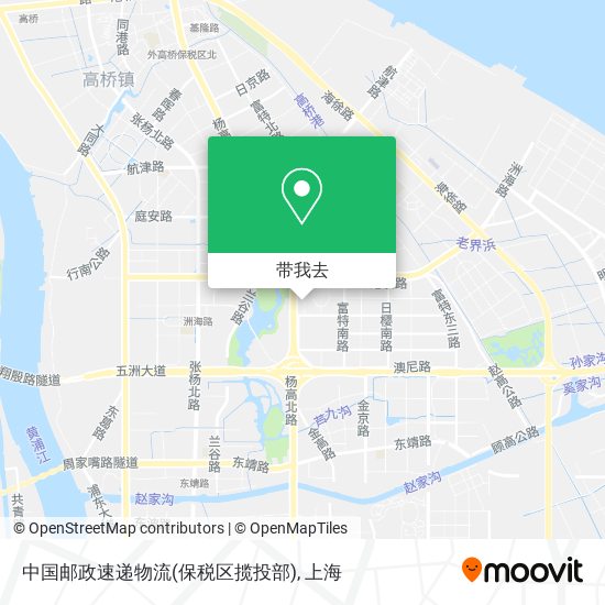 中国邮政速递物流(保税区揽投部)地图
