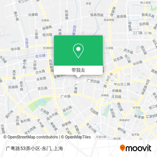 广粤路53弄小区-东门地图
