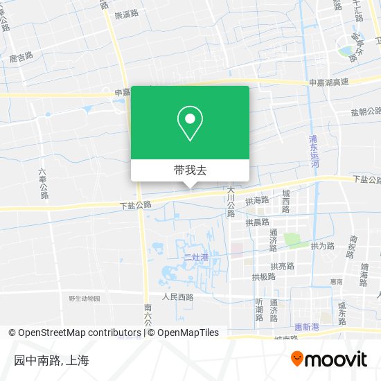 园中南路地图