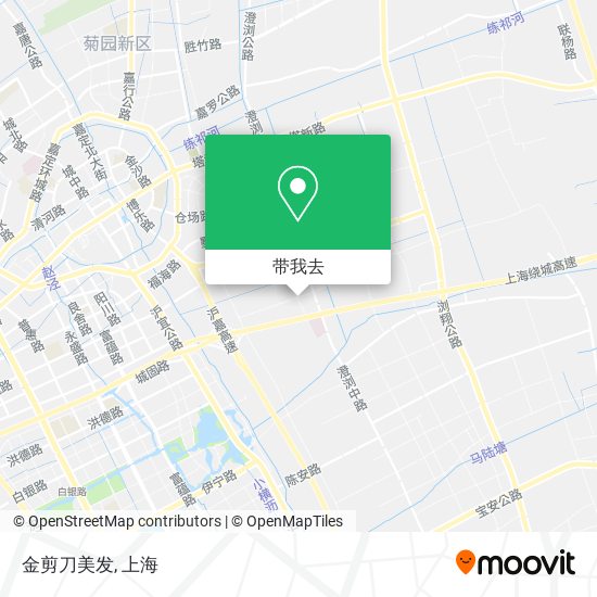 金剪刀美发地图