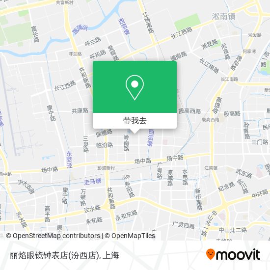 丽焰眼镜钟表店(汾西店)地图