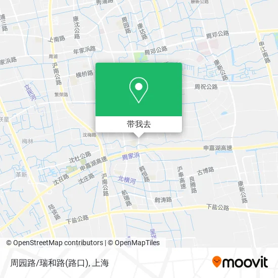 周园路/瑞和路(路口)地图