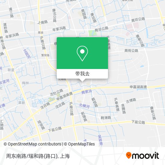 周东南路/瑞和路(路口)地图