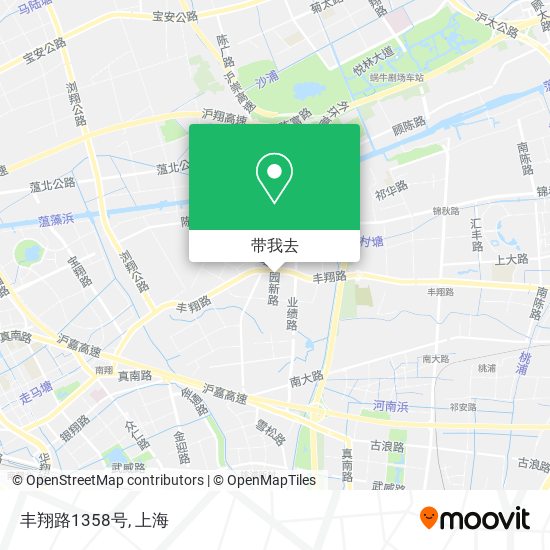 丰翔路1358号地图