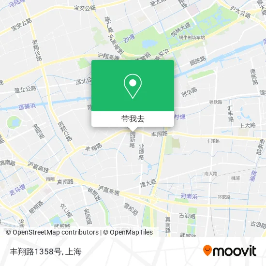 丰翔路1358号地图