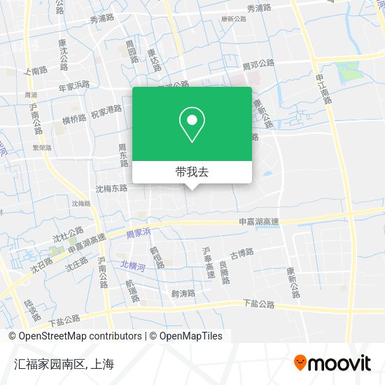 汇福家园南区地图