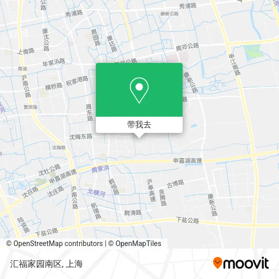 汇福家园南区地图