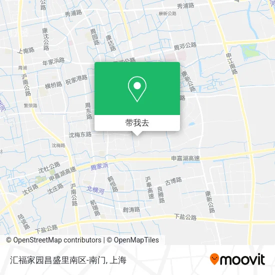 汇福家园昌盛里南区-南门地图
