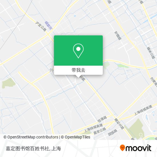 嘉定图书馆百姓书社地图
