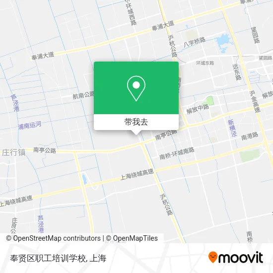 奉贤区职工培训学校地图