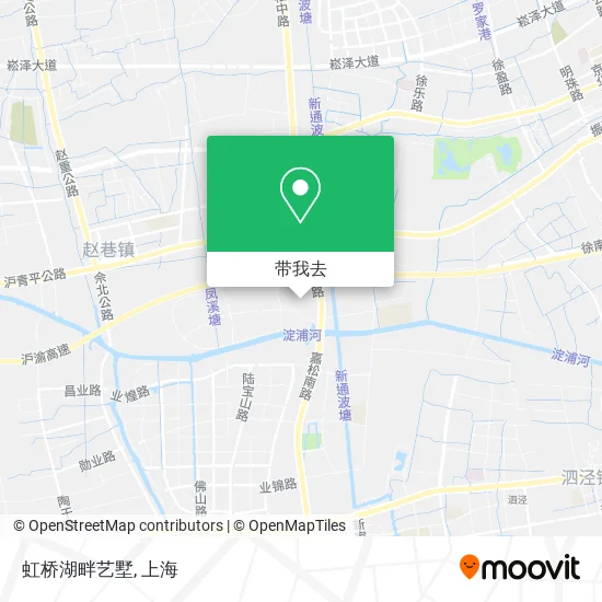 虹桥湖畔艺墅地图