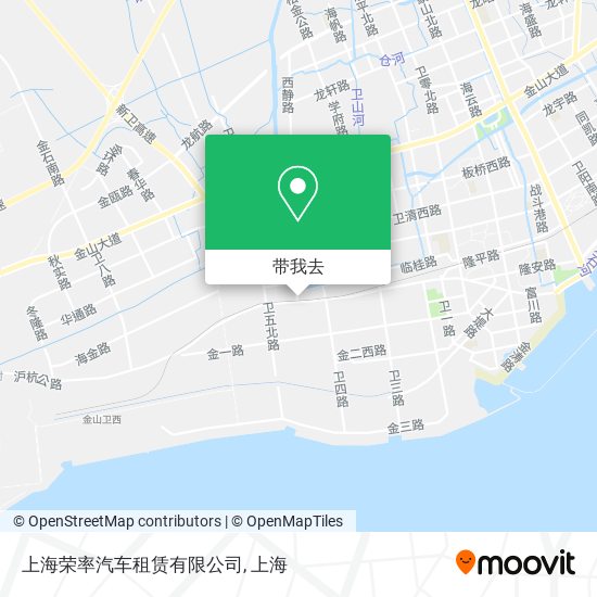 上海荣率汽车租赁有限公司地图