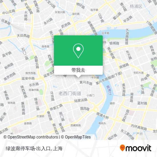 绿波廊停车场-出入口地图