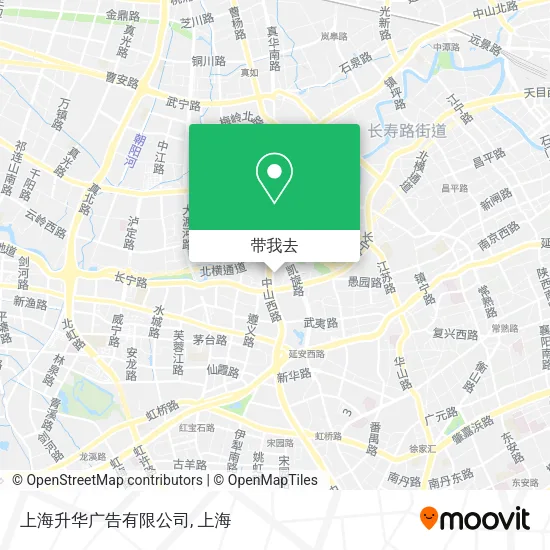 上海升华广告有限公司地图