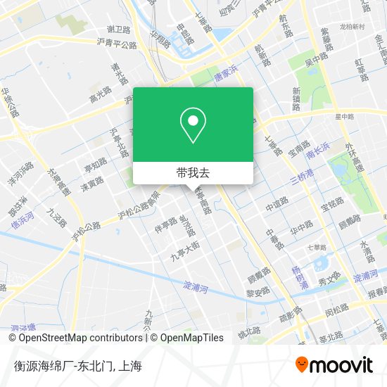 衡源海绵厂-东北门地图