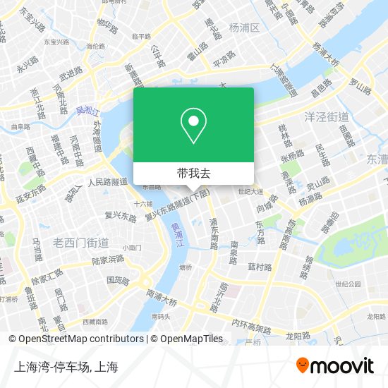上海湾-停车场地图