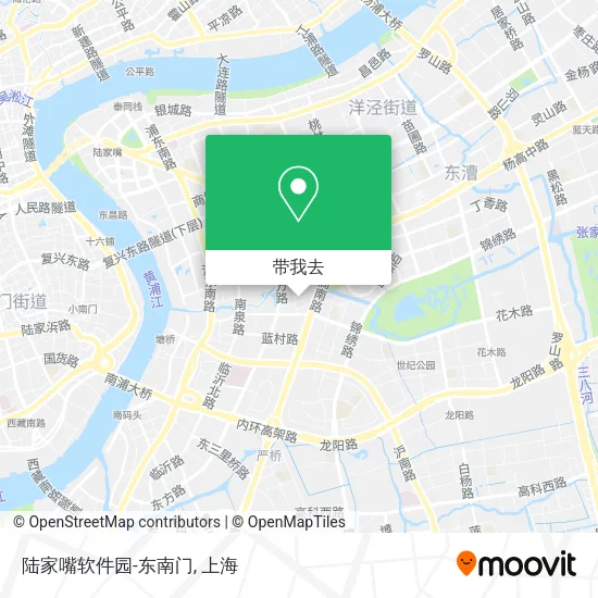 陆家嘴软件园-东南门地图