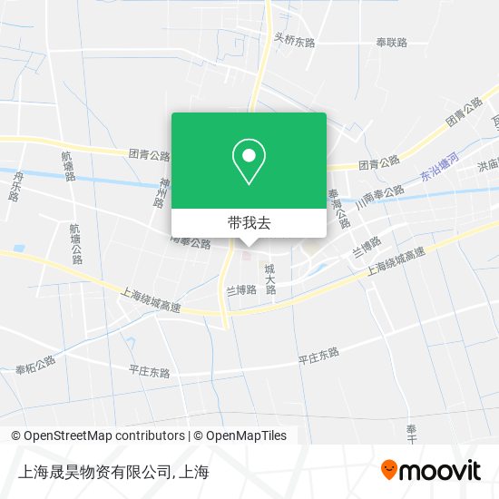 上海晟昊物资有限公司地图