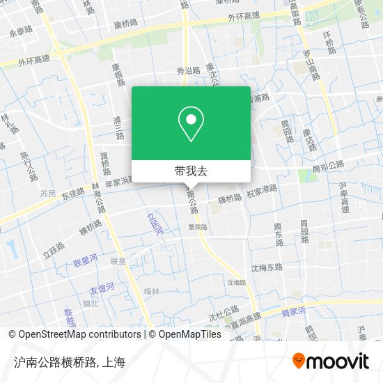 沪南公路横桥路地图