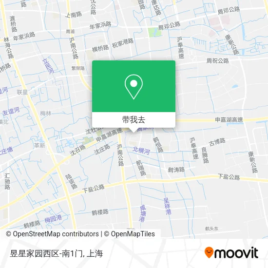 昱星家园西区-南1门地图