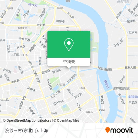 浣纱三村(东北门)地图