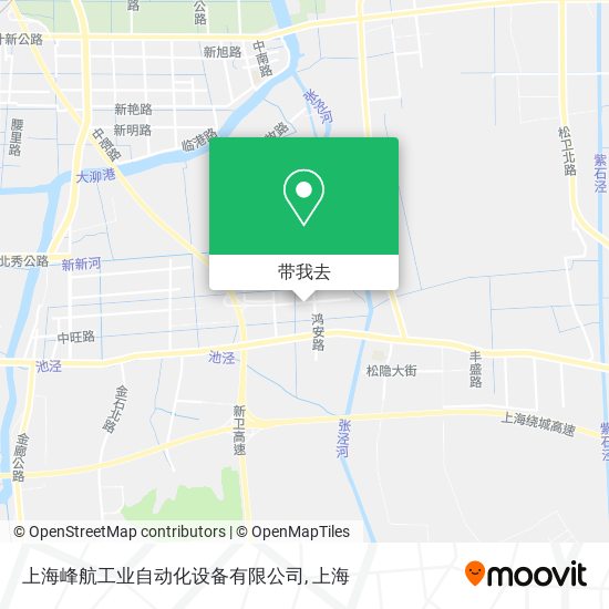 上海峰航工业自动化设备有限公司地图