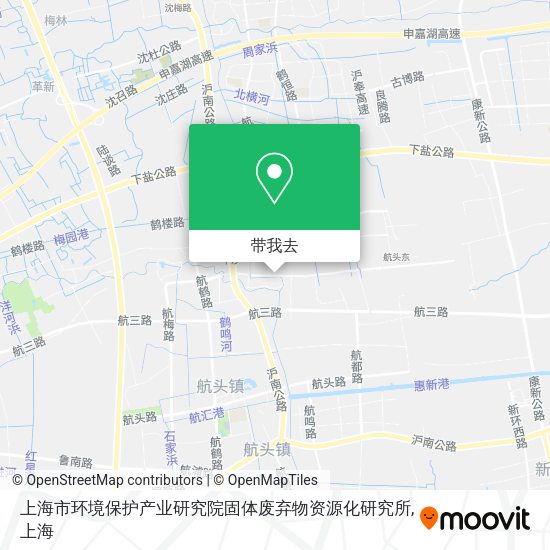 上海市环境保护产业研究院固体废弃物资源化研究所地图