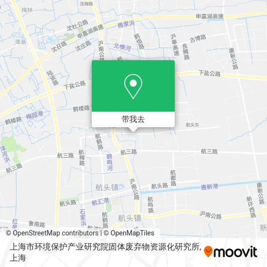 上海市环境保护产业研究院固体废弃物资源化研究所地图