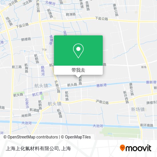 上海上化氟材料有限公司地图