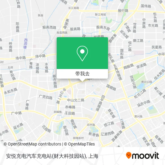安悦充电汽车充电站(财大科技园站)地图
